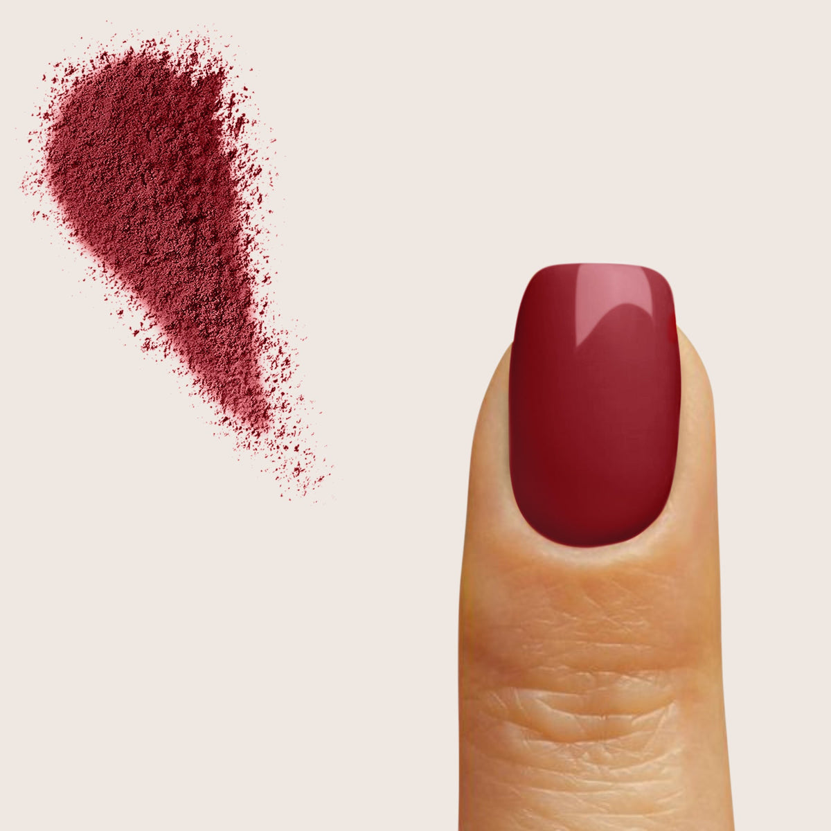 Bordeaux Red Puder do Zanurzania