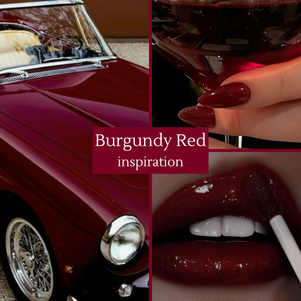 Burgundy Red Puder do Zanurzania