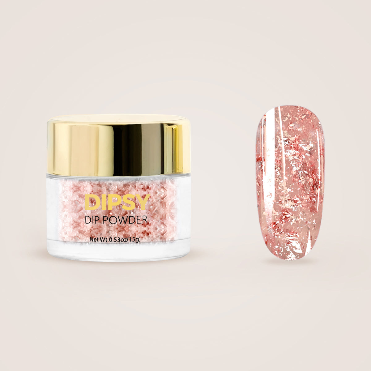 Rose and Gold Puder do Zanurzania