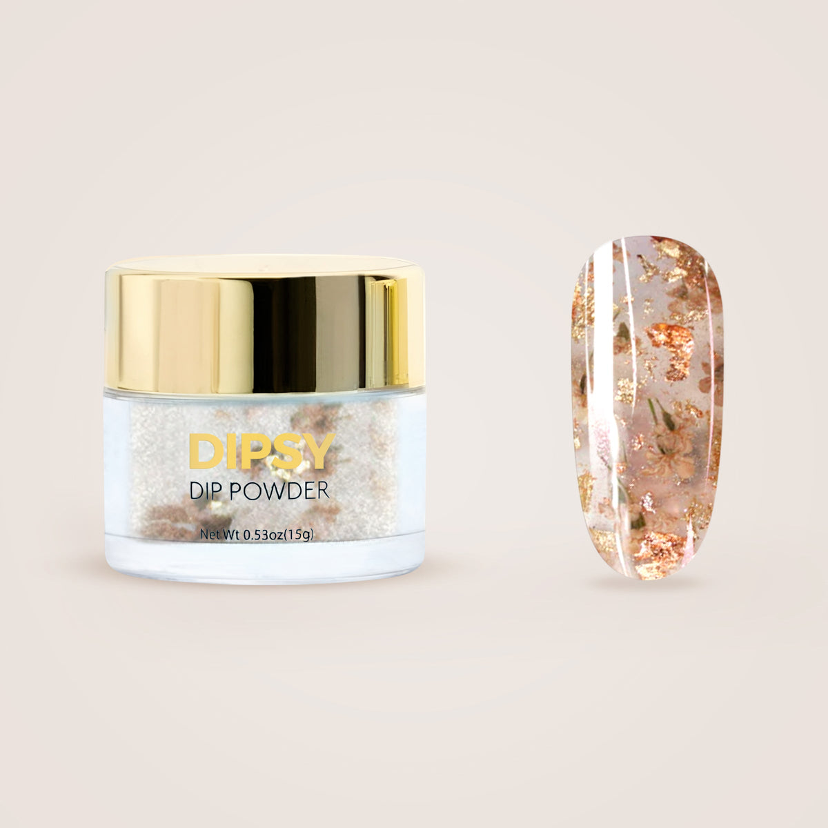 Gold Leaves Puder do Zanurzania